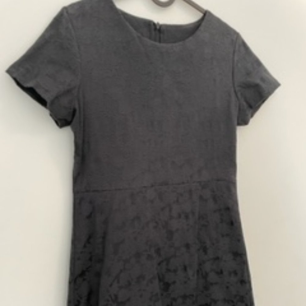 Petite black sleeve dress.